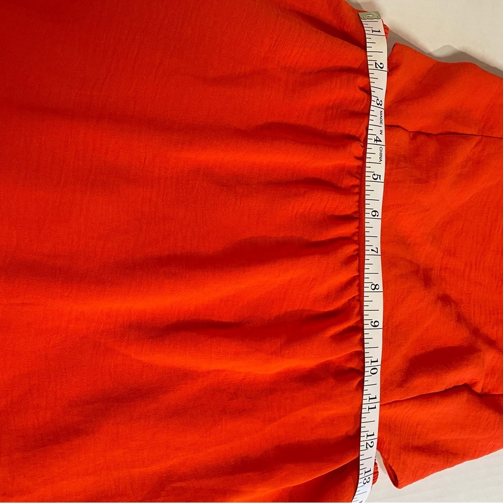 Lulus Always A Cutie Orange Tie-Back Mini Dress Size Small - Picture 12 of 14